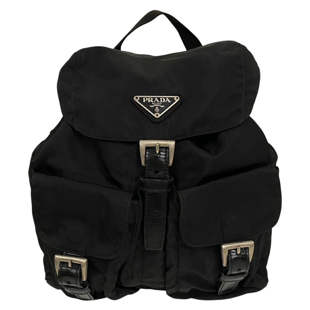 Prada Nylon Rucksack Backpack Backpack Triangle P… - image 1